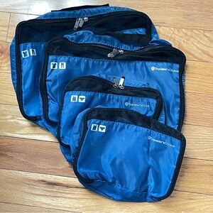 Traveler’s Choice Packing Cube Set - 4pc, Blue